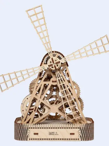 Produit Puzzle 3D en Bois - Moulin Image