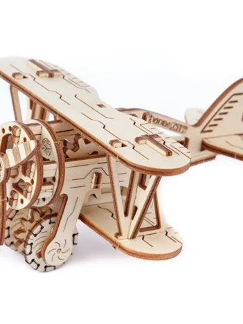Produit Puzzle 3D en Bois - Biplane Image