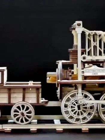 Produit Puzzle 3D en Bois - Locomotion Image