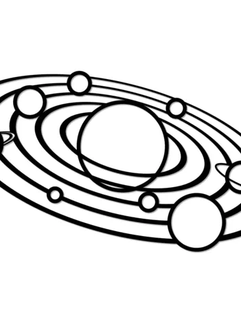 Produit Puzzle en Bois - Solar System Image