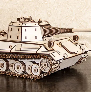 Produit Puzzle 3D en Bois - Tank Lowe Image