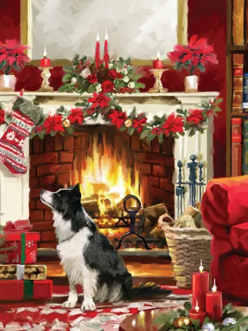 Produit Festive Fireside Image