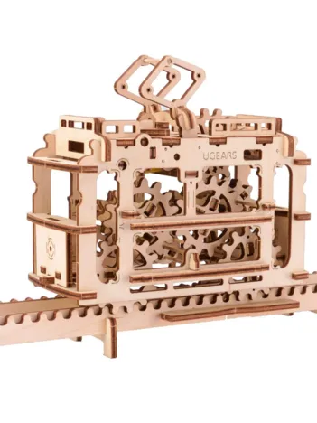 Produit Puzzle 3D en Bois - Tram sur les Rails Image