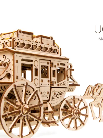 Produit Puzzle 3D en Bois - Diligence Image