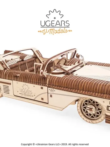 Produit Puzzle 3D en Bois - Dream Cabriolet VM-05 Image