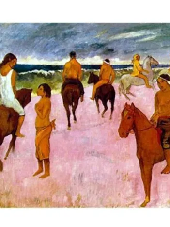 Produit Paul Gauguin - Cavaliers sur la Plage Image