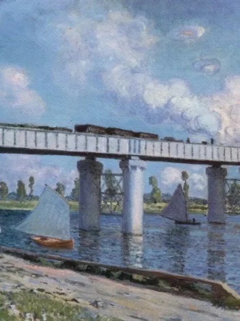Produit Claude Monet - Le Pont du Chemin de Fer à Argenteuil Image