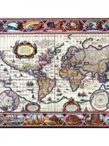 Produit Carte du Mmonde Illustrée Image