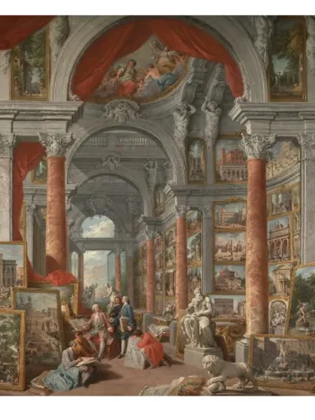 Produit Giovanni Paolo Panini - Galerie de Vues de la Rome Moderne Image