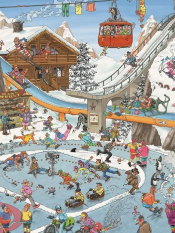 Produit JAN VAN HAASTEREN - JEUX D'HIVER (1000 PIECES) Image