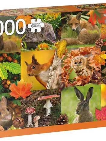 Produit PREMIUM COLLECTION - ANIMAUX DE L’AUTOMNE (1000 PIÈCES) Image