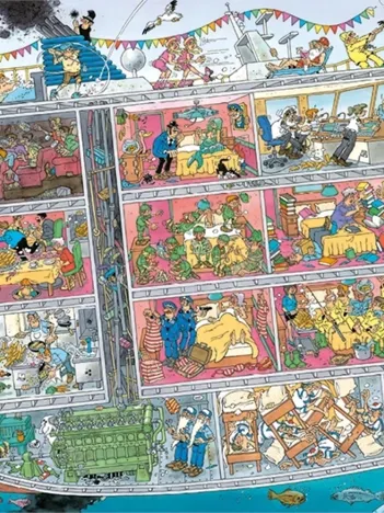 Produit JAN VAN HAASTEREN - LA CROISIÈRE (1000 PIECES) Image