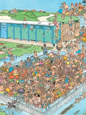 Produit JVH EMBOUTEILLAGES À LA PISCINE (1000 PIÈCES) Image