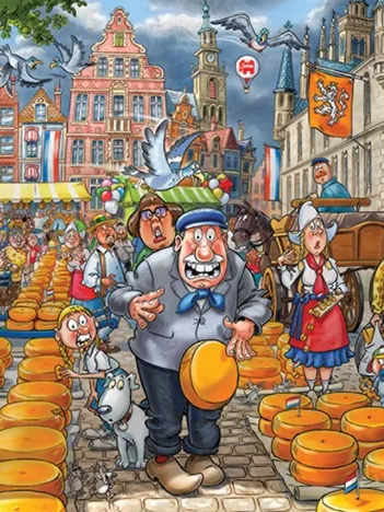 Produit WASGIJ ORIGINAL 38 FONDUE AU FROMAGE  (1000 PIÈCES) Image