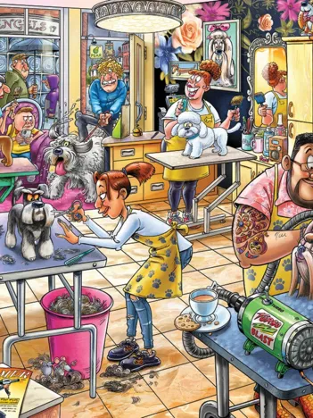 Produit WASGIJ MYSTERY 23 - SALON DE TOILETTAGE ! (1000 PIECES) Image