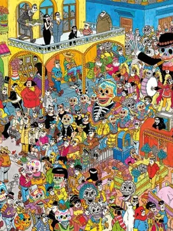 Produit JAN VAN HAASTEREN - DIA DE LOS MUERTOS (1000 PIECES) Image