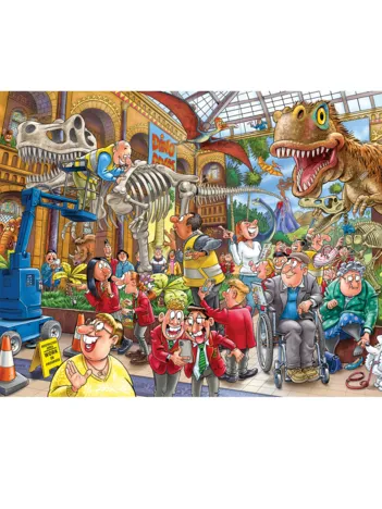 Produit WASGIJ MYSTERY 24 - PANIQUE AU MUSÉE ! (1000 PIÈCES) Image