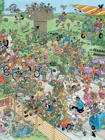 Produit JAN VAN HAASTEREN - LE RECENSEMENT ANNUEL DES OISEAUX (1000 PIECES) Image