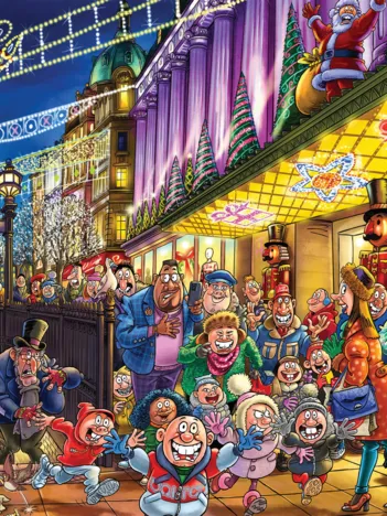 Produit WASGIJ CHRISTMAS 20 - LES ESPRITS DE NOËL ! (2X1000 PIECES) Image