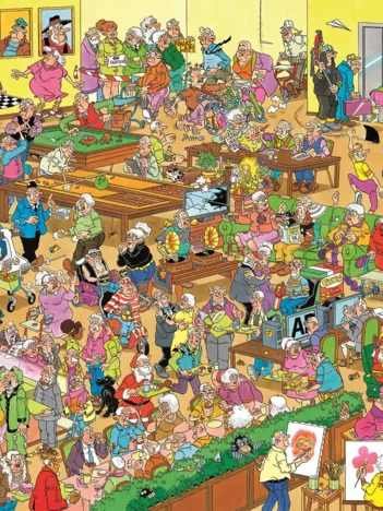 Produit Jan Van Haasteren - La Maison de Retraite Image