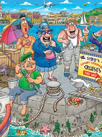 Produit Wasgij Original 47 - Le Radeau à la Dérive ! Image