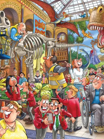 Produit Wasgij Mystery 24 - Panique au musée Image