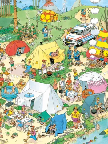 Produit JAN VAN HAASTEREN - CAMPING NATURE (1000 PIECES) Image