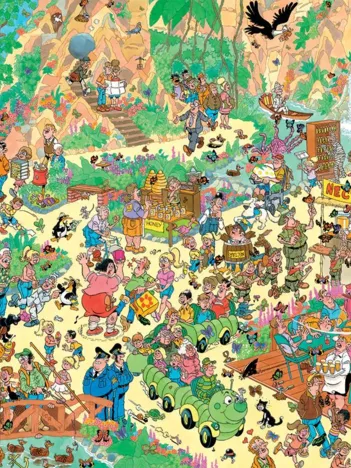 Produit Jan van Haasteren - Joyeux papillons Image