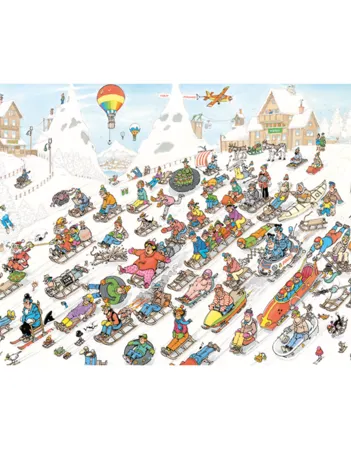 Produit JAN VAN HAASTEREN - DESCENTE EFFRENÉE DE LA MONTAGNE  (1000 PIECES) Image