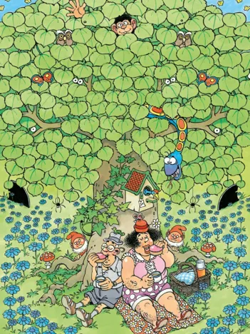 Produit Jan Van Haasteren - Goûter Sous l'Arbre Enchanté Image