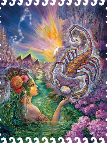 Produit Puzzle en Bois - Signe du Zodiaque - Scorpion Image