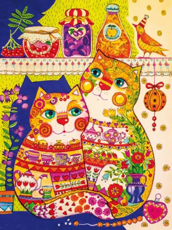 Produit Puzzle en Bois - Les Chats dans le Placard Image