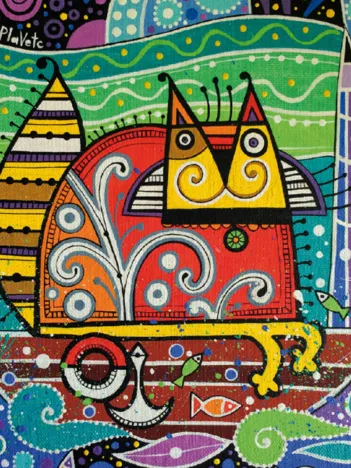 Produit Puzzle en Bois - Chat sur la Mer Image