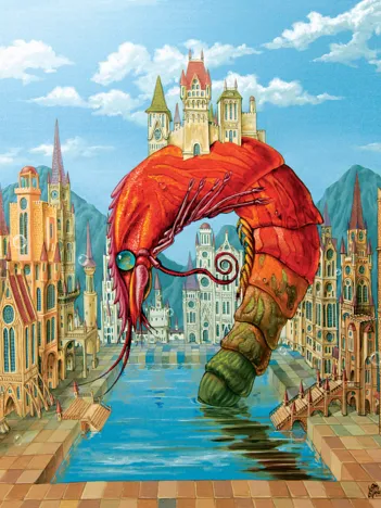 Produit Puzzle en Bois - Crevette Rouge Image