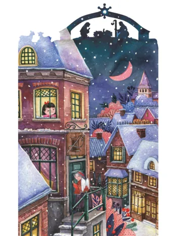 Produit Puzzle en Bois - L'Ange de Noël Image