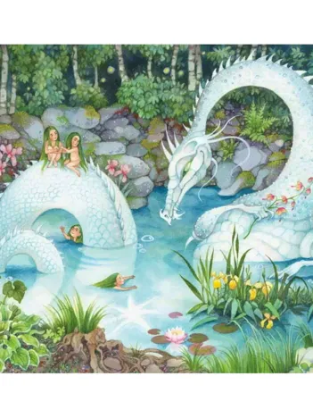 Produit Puzzle en Bois - Un Dragon dans la Forêt Image