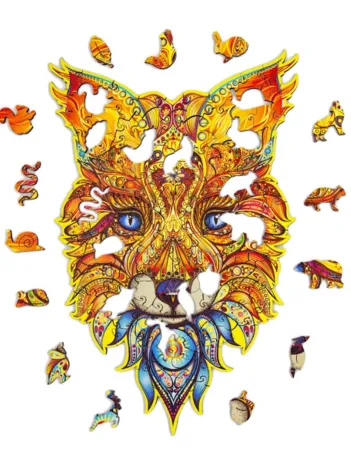 Produit Puzzle en Bois - Renard Rusé Image