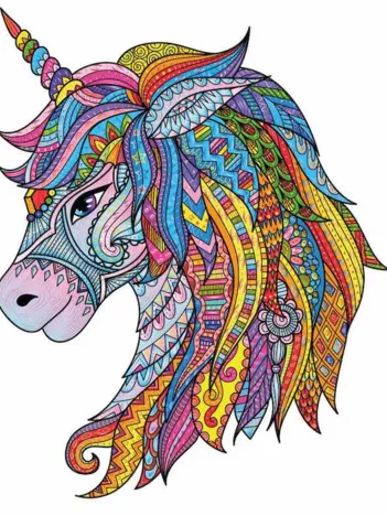 Produit Puzzle en Bois - La Licorne Féérique Image