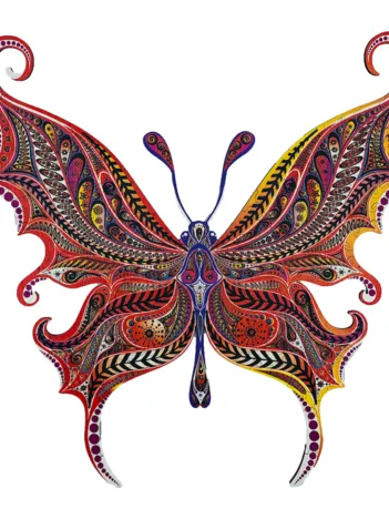 Produit Puzzle en Bois - Le Papillon Illusionniste Image