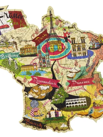 Produit Puzzle en Bois - France Image