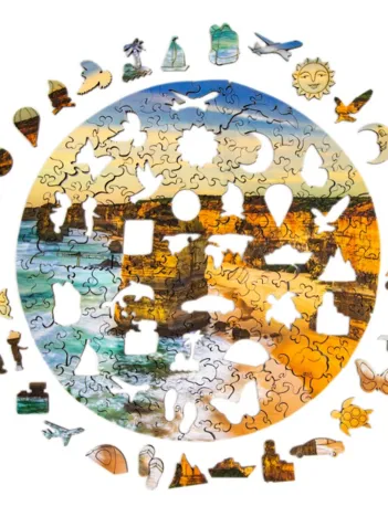 Produit Puzzle en Bois - Grande Route de l'Océan Image