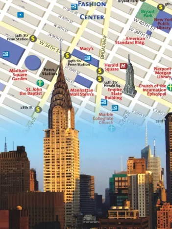 Produit New York City Map Mini Image