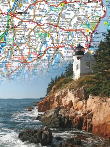 Produit Maine State Map Mini Image