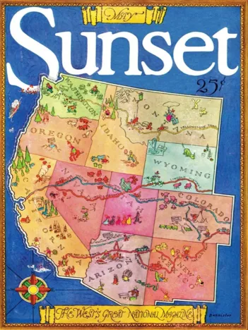 Produit Sunset Magazine of The West Image