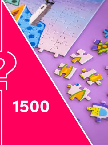 Produit Puzzle Mystère sans Boite & sans Image - Sachet de 1500 Pièces Image