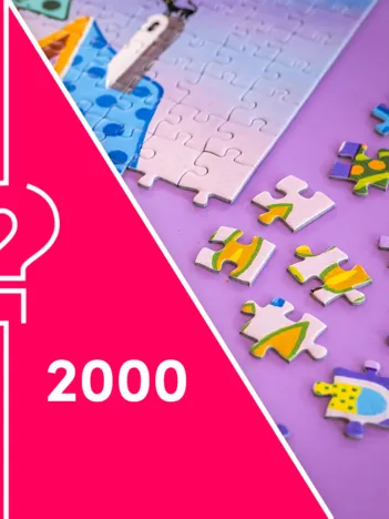 Produit Puzzle Mystère sans Boite & sans Image - Sachet de 2000 Pièces Image