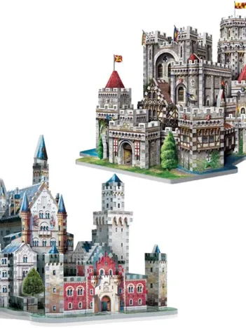 Produit 2 Puzzles 3D - Set Châteaux Image