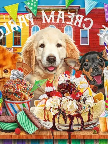 Produit Trefl Prime Puzzle - Doggy Peekers Image