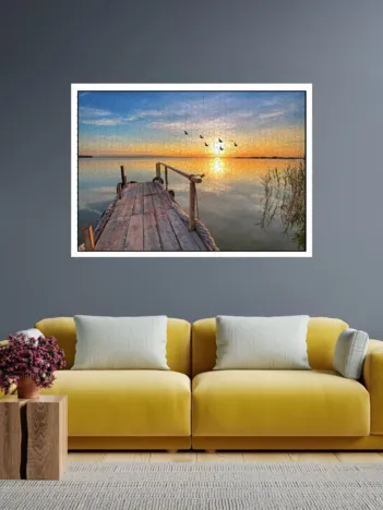 Produit Coucher de Soleil sur la Jetée Image