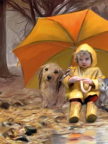 Produit Sous le Parapluie Image